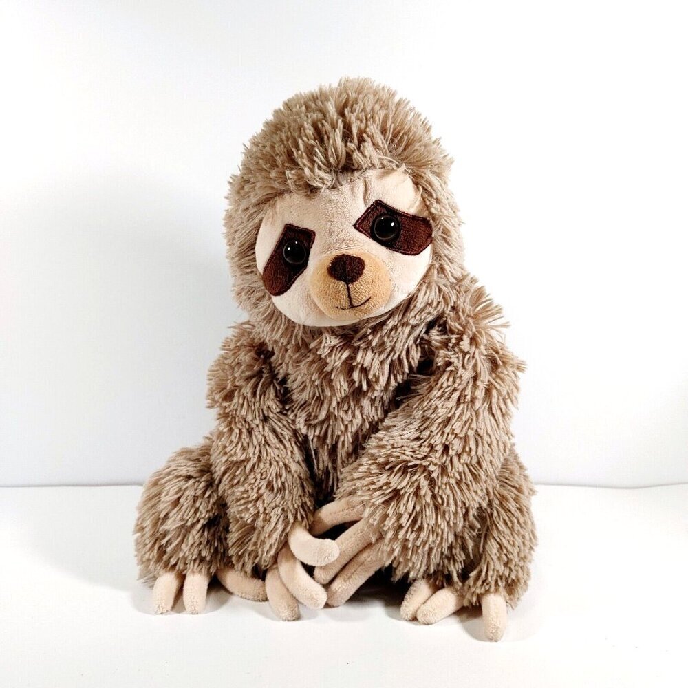 Fiesta Realistic  Sloth Three Toed Plush Stuffed Animal Sitting 15"